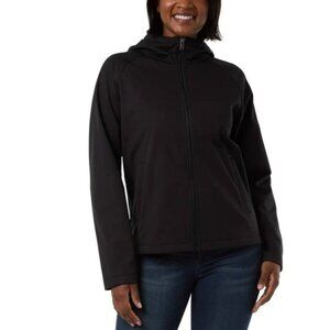 32 Degrees Heat Women’s XS Black Full-Zip Hooded Softshell Jacket d0872